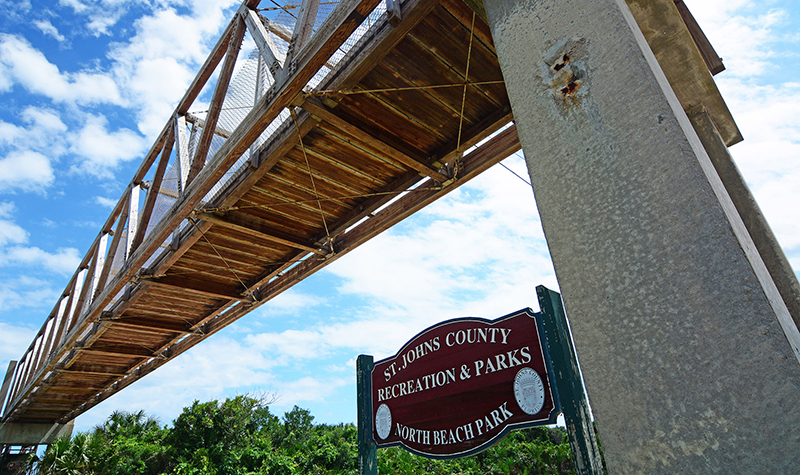 Vilano Pedestian Bridge Inspection - Structural Inspection - Ayres