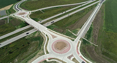 STH 29/CTH “VV” Interchange In Brown County, WI.